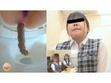 給湯室横トイレ 便秘女おなら丸聞こえ大便